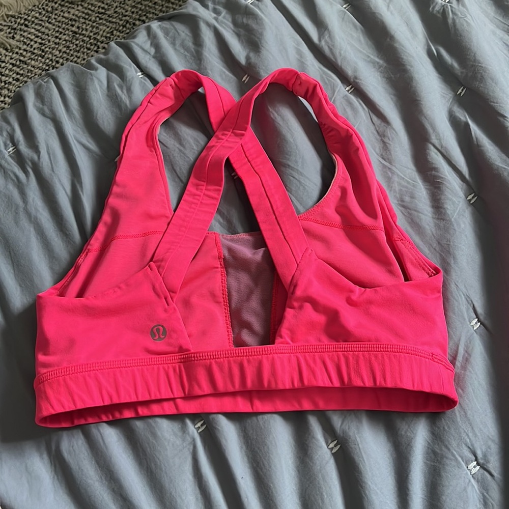 Lululemon hot pink bra